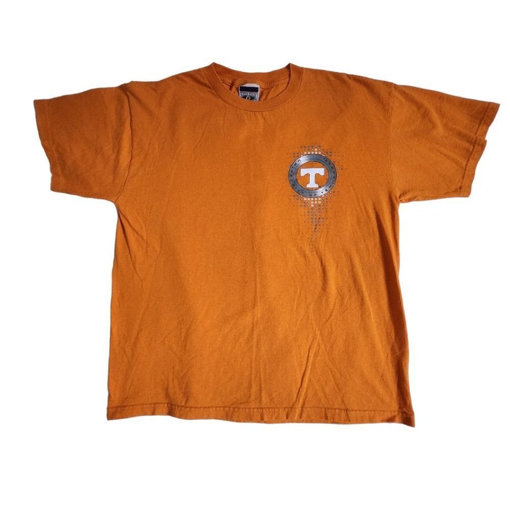 Red Oak orange white University of Tennessee short sleeve t shirt sz M